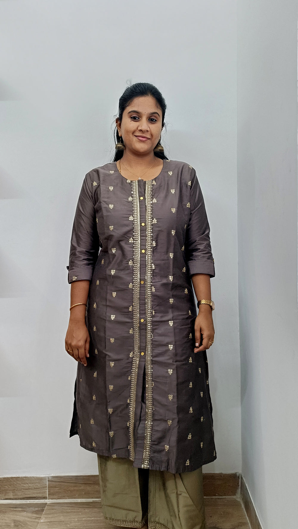 Ethnic Straight Cut Co-ord Set